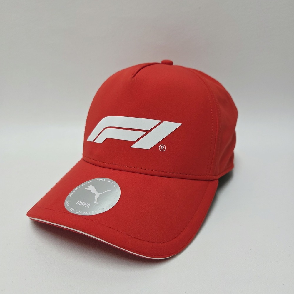 Puma x  Formula 1 Tech Collection Hat Adult Adjustable Red Sting Energy Logo